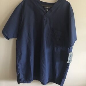 Women's Navy scrub Top